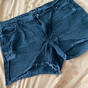 Old navy slouchy straight jean short